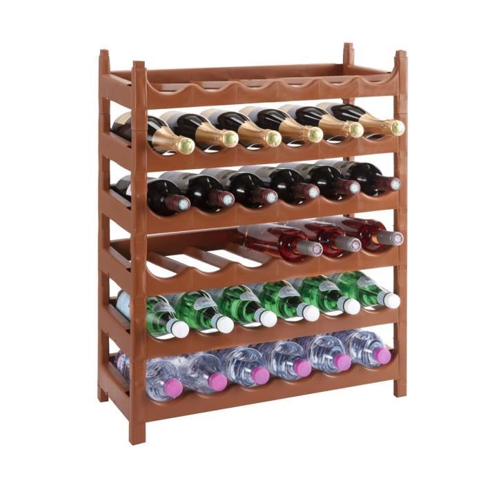 Etagere A Bouteille Casier A Bouteille Modulable Plastique 36