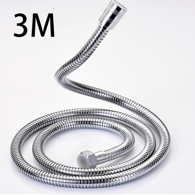 FLEXIBLE,2Pcs-70cm--Tuyau de douche Flexible tricoté en acier