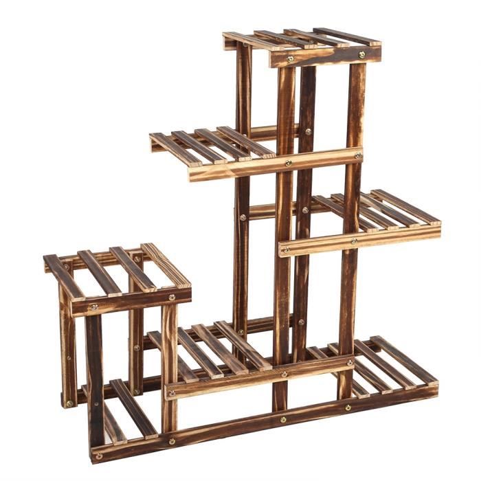 Tabouret De Pot De Fleur, Tabouret Rond En Bois, Support De Plante D