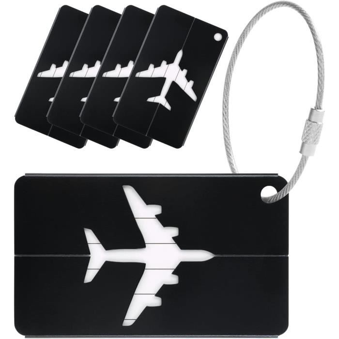 Lot De 48 étiquettes De Bagage En Alliage D'aluminium Avec