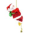 KYY Père Noël Figurine électrique Escalade grimpeurs Santa Jouet Drôle De Ornement Suspendu pour La Maison Décoration Noël-1