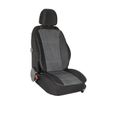 DBS - Couvre Siège - Voiture-Auto - Gris - Grand Confort - Antidérapant - Compatible Airbag - Universel-1