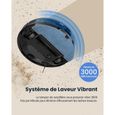 Proscenic V10- Aspirateur Robot Laveur 2 en 1-3000Pa-PathPro™ Laser Navigation-Aspirateur Laveur Sonique-App/Alexa/Siri/IFTTT-1