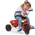 Smoby - Tricycle Be Fun - Spidey - Evolutif de 15 mois à 3 ans - Canne parentale réglable sur 3 positions - Ceinture de sécurité-1