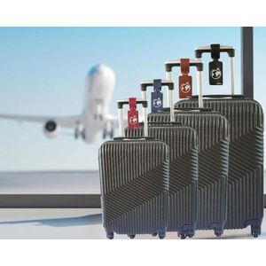 Étiquette De Bagage Pour Bagages Valise Marguerites Fleurs Coccinelle