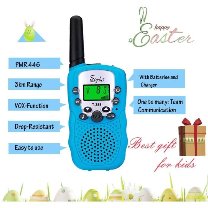 Jouet Garcon 3-12 Ans, Talkies Walkies Enfants Radio À 2 Voies Avec 8 Canaux, Lampe De Poche Lcd Jouet Garcon 3-12 Ans, Talkies Walkies Enfants Radio À 2 Voies Avec 8 Canaux, Lampe De Poche Lcd