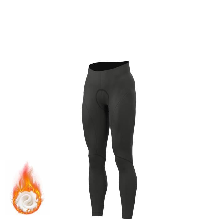 Thermal Fleece Pants Taille XXL Pantalon de cyclisme thermique en polaire noire pour homme collant avec cous Cdiscount Sport