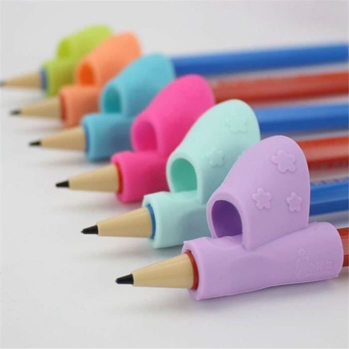 Guide Doigt Enfant, FLYYU 6 Pen and Pencil Grips, Aide à l'écriture Poignées Crayon et Stylo Guide Doigt Enfant, FLYYU 6 Pen and Pencil Grips, Aide à l'écriture Poignées Crayon et Stylo