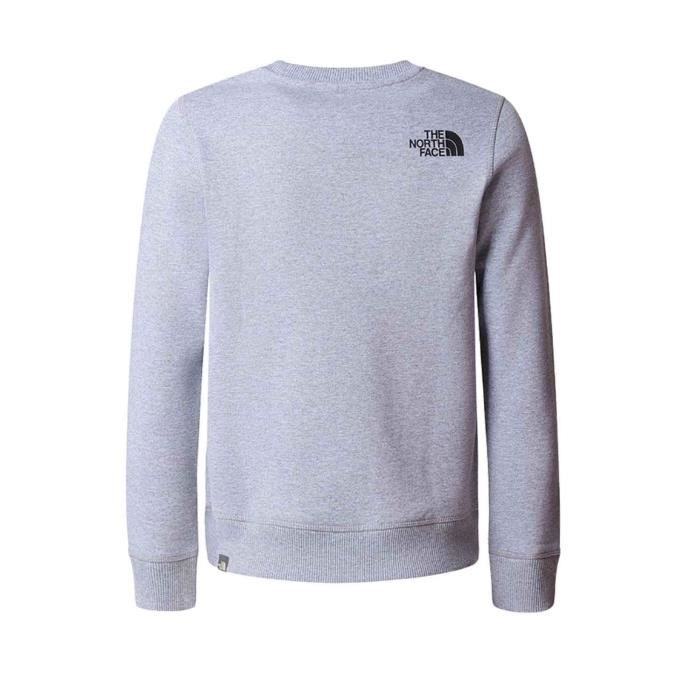 Sweat The North Face Bo te rouge Gris Gar on Fille Gris