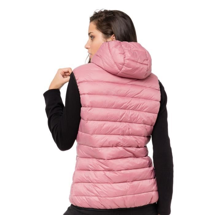 Doudoune femme rose discount poudré