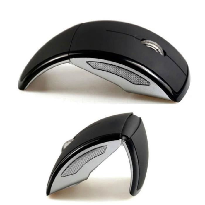 Souris Ultra Plate pour MACBOOK Pro APPLE Sans Fil USB Universelle Capteur  Optique 3 Boutons Couleurs (NOIR) - Shot Case