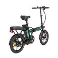 Vélo électrique pliable HITWAY - Adulte 16" - Moteur 250W - Batterie 36V/7.5Ah - Autonomie 45km - Noir BK5-2
