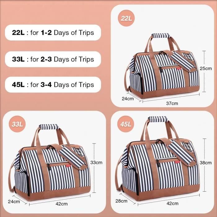 Sac De Voyage Weekender Pour Femme Petit Sac De Sport Avec