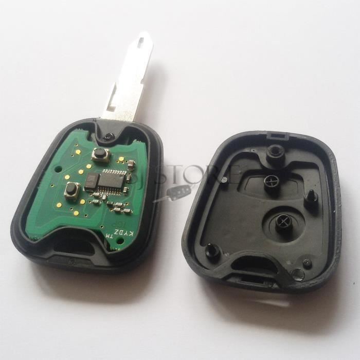 Clé électronique Vierge à Programmer - Compatible Peugeot Citroën 107 207 307 407 106 206 306 406 405 Partner Xsara Saxo Berlingo Aygo