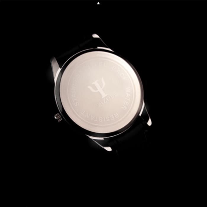 Montre Femme Luminous Marque Yazole 318 noir Cdiscount Bijouterie