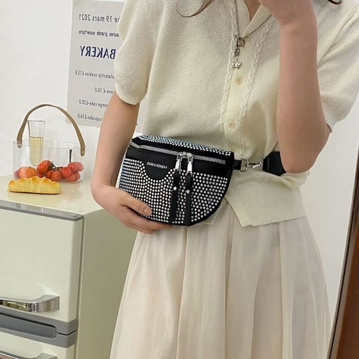 Sac banane ceinture cuir femme 2025