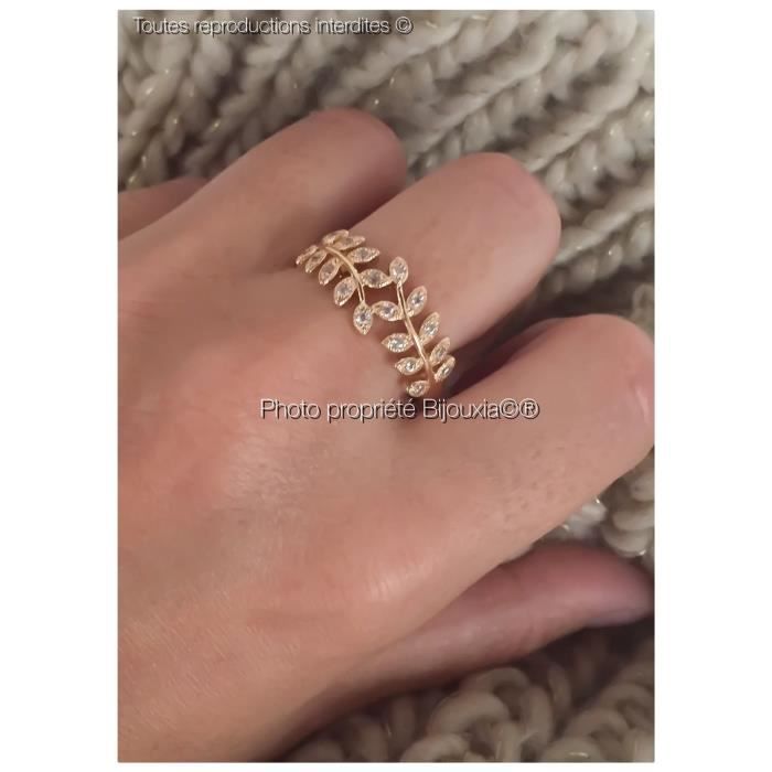 Bague feuille de laurier or store