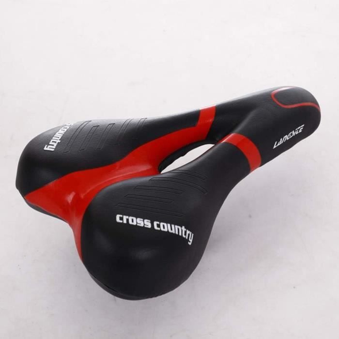 Selle De Vélo Légère En Polymère - Pour VTT, Course, Trekking - 280x130 Mm, Poids 180g, Charge Max 95kg