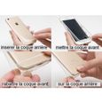 Coque Intégrale iPhone 7 Plus (5,5') Silicone GEL Avant+Arrière FULL Protection Anti chocs -Transparent-3