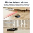 Proscenic V10- Aspirateur Robot Laveur 2 en 1-3000Pa-PathPro™ Laser Navigation-Aspirateur Laveur Sonique-App/Alexa/Siri/IFTTT-3
