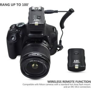 Déclencheur Flash Sans Fil AODELAN - Émetteur/Récepteur - Portée 200m - 8 Canaux - Compatible Canon/Nikon
