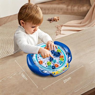 Omquot Boule de Labyrinthe à gravité 3D, Jeu de Puzzle éducatif pour la Maison, Matière Plastique Sûre (Rang intermédiaire 100 Obstacles Omquot Boule de Labyrinthe à gravité 3D, Jeu de Puzzle éducatif pour la Maison, Matière Plastique Sûre (Rang intermédiaire 100 Obstacles