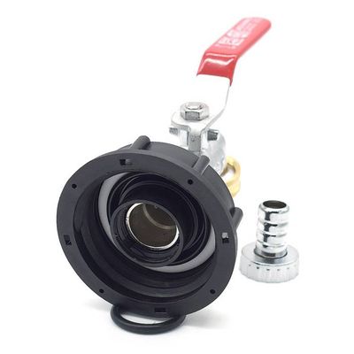 3/4 Pouces 2/4 Voies En Laiton Séparateur De Tuyau D'arrosage Robinet De Jardin Connecteur D'arrosage De Type Y Distributeur For Robinet Extérieur (Color : R