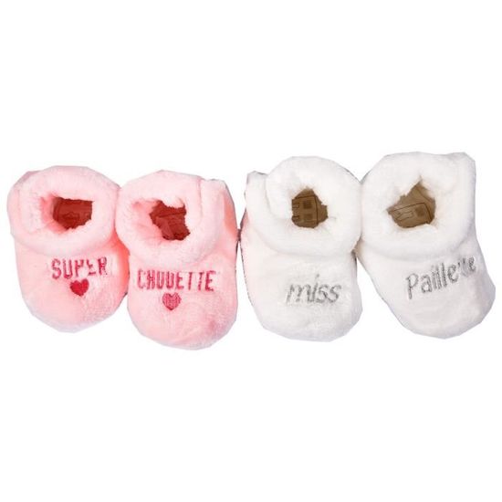 Chaussons Bebe Cocooning Fantaisie Pack De 3 Paires Surprise Girls Pack De 3 Paires Surprise Girls Cdiscount Chaussures