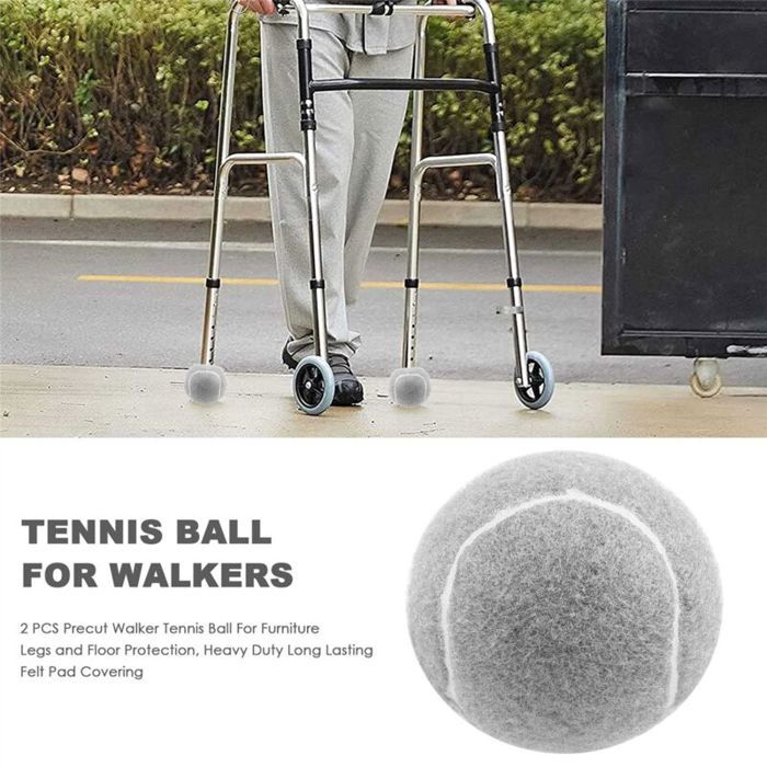 4 Balles De Tennis Prédécoupées Magicorange - Protection Sol Et Anti-bruit