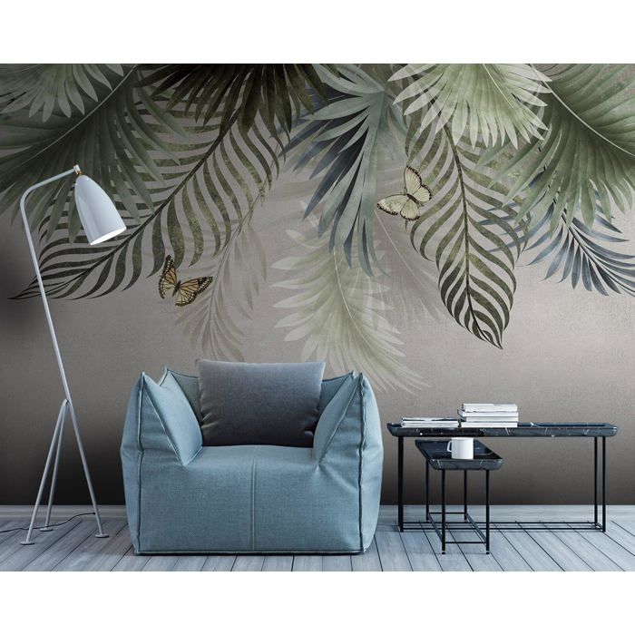 Papier Peint Panoramique 500x280cm 3D Effet style Jungle Tropical ...