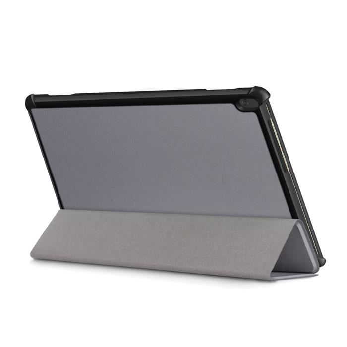 Coque Lenovo Tab M10 Housse de Protection (TB-X505F / TB-X605F) Tablette  Étui avec Support Pochette PU Cuir Anti-rayures -qg30 - Cdiscount  Informatique