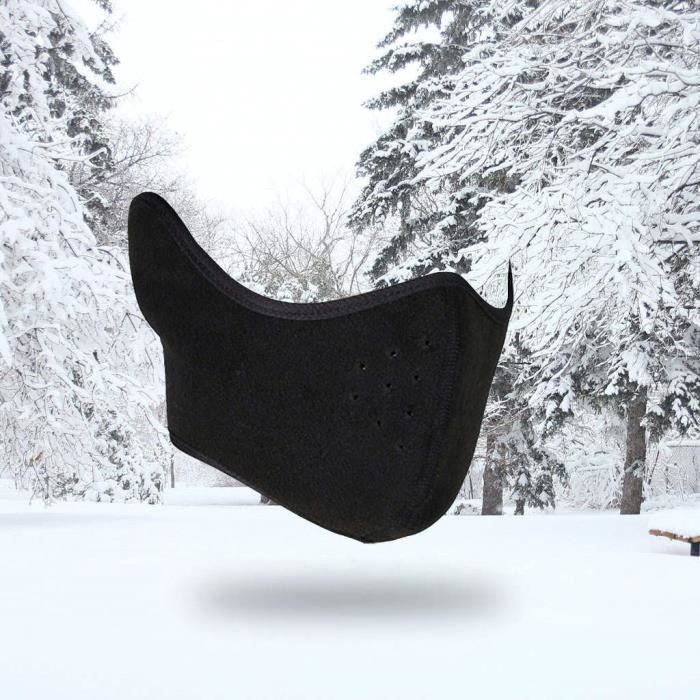 Cagoule D'hiver Coupe-vent Et Polaire - Masque Intégral Pour Ski, Moto, Vélo (homme Et Femme)