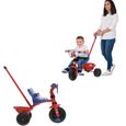 Smoby - Tricycle Be Fun - Spidey - Evolutif de 15 mois à 3 ans - Canne parentale réglable sur 3 positions - Ceinture de sécurité-4
