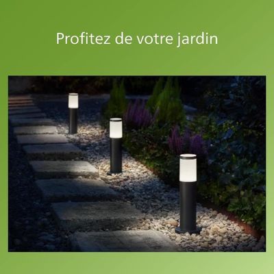 Philips GardenLink starterset prikspot zwart 24W 3 stuks