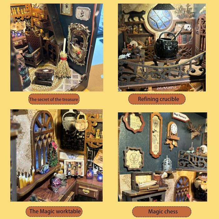 Jojofuny Lot De 30 Mini Livres Vierges à Faire Soi-Même - Accessoires Maison De Poupée Échelle 1:12, DIY Décoration Miniature