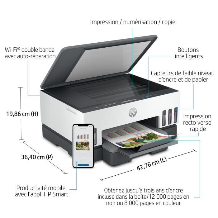 HP Smart Tank 7005 Imprimante tout-en-un couleur à réservoir d