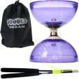 Kit diabolo Cyclone Quartz violet + baguettes superglass + sac de rangement-0