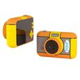 Caméra pour Enfants VOLY - 24 MP, Vidéo 1080p HD, 32 Go de MicroSD, Jouet avec Écran LCD 2,4 Pouces (Orange)-0