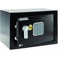 YALE -YEC/250/DB1 - Coffre-fort alarme - serrure électronique - format domestique H.25 x l.35 x P.25 cm (16 -3 L)-0