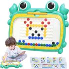 AMOUNE Planche à Dessin Magnétique à Points Jouet Enfant, Crabe Tableau de Ardoise Magique, Cadeau Fille Garçon 3 4 5 Ans