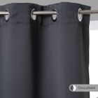 ATMOSPHERA CRÉATEUR D'INTÉRIEUR Lot de 2 rideaux occultants - 135x240 cm - Gris foncé