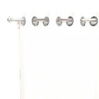 SOLEIL D OCRE Rideau à oeillets ALIX blanc 135x250 cm