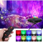 SWONUK LED Veilleuse Enfant avec Enceinte Bluetooth/Minuterie/Télécommande, 10 modes Lune Starry Lampe Projecteur pour Cadeau Adulte Enfant