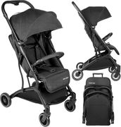 Poussette Pliante Légère Baninni Tula - Gris étoiles - Pour Enfant De 6 Mois à 3 Ans (15kg Max)