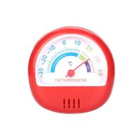 Thermomètre Réfrigérateur Congélateur Grand Cadran (Rouge Mécanique)
