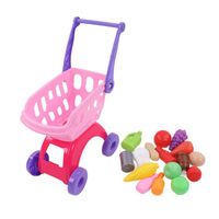 Jouets de panier de fruits - PWSHYMI - Coffre multifonctionnel - Rose - Enfant - 3 ans et plus - Plastique