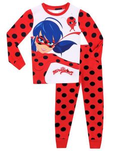 PYJAMA Pyjama - chemise de nuit Miraculous Pyjamas | Pyjama Fille Ladybug | Ensembles de Pyjama Ajuste pour Enfants