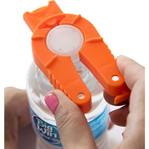 GEFU APERTO Ouvre-bouteille/boîte/bocal 5 En 1 – Plastique Noir, 8,1 X 2,8 X 23,5 Cm – Garantie 5 Ans