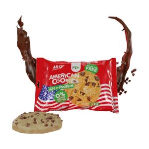 BISCUIT AUX FRUITS PROTELLA - Biscuits protéinés américains 45 g (Chocolat)