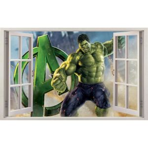 L'incroyable Hulk Classic Super Héros 2003 Fenêtre Se cramponne Autocollant Décalque NOUVEAU! 